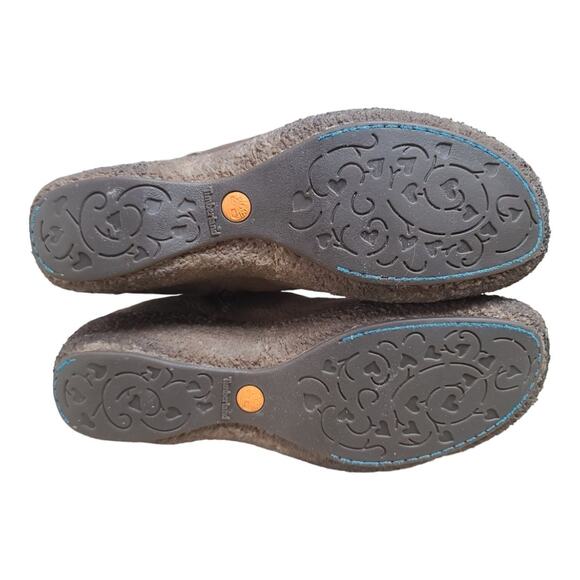 Timberland Paxton Olive Gray Green Suede Leather Mid Calf Boots Size 7 1/2 M - Picture 4 of 5